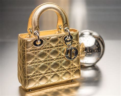 dior bag gold|christian dior lady handbag price.